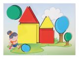 Kinderpuzzle Bino Form und Farben Spiel