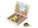 Kinderpuzzle Magnetpuzzle Set Farmtiere