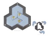 Huzzle Cast Puzzle Hexagon
