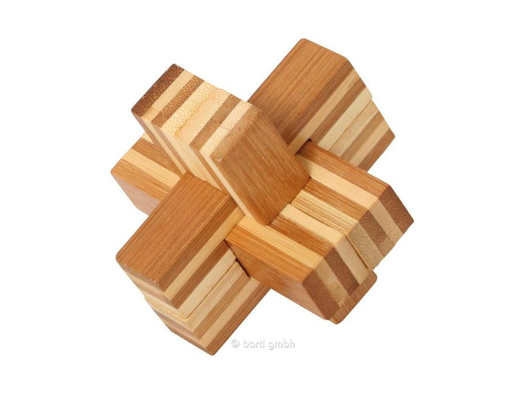Holzknoten Bambus-Puzzle Teufelsknoten