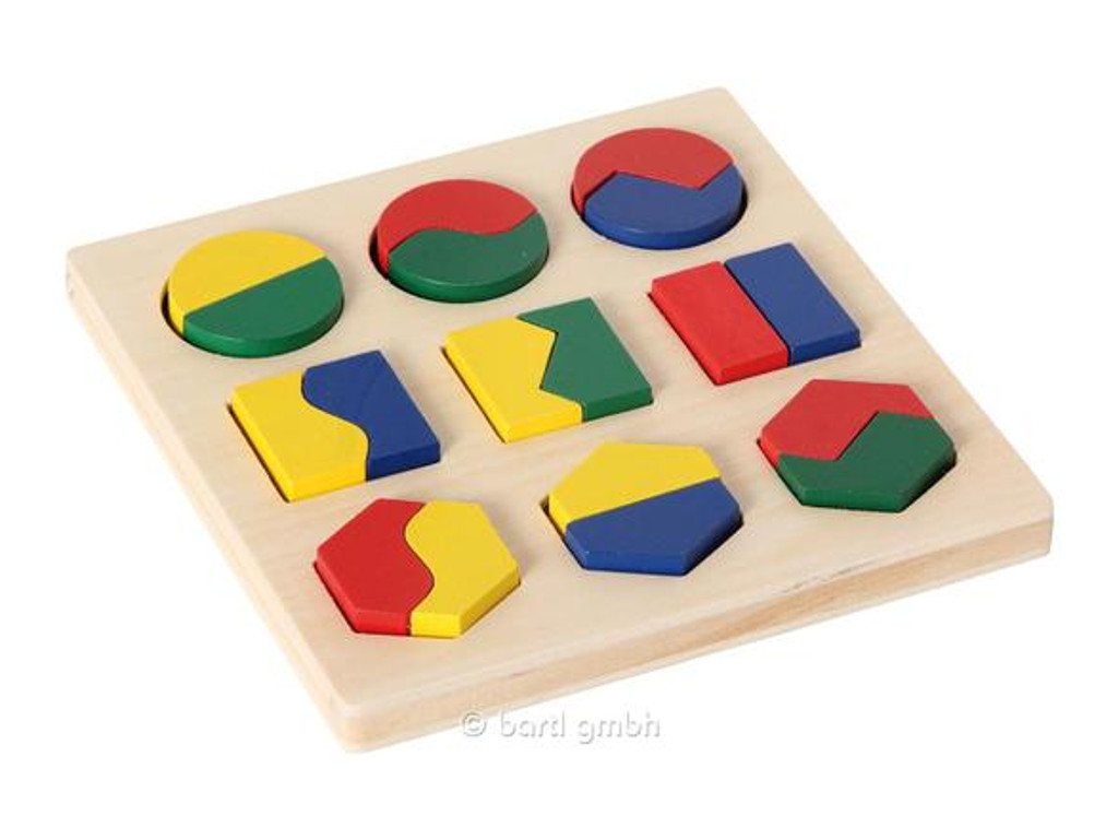 Kinderpuzzle Bino Geometrisches Formenspiel