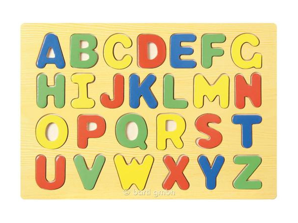 Kinderpuzzle Steckpuzzle ABC