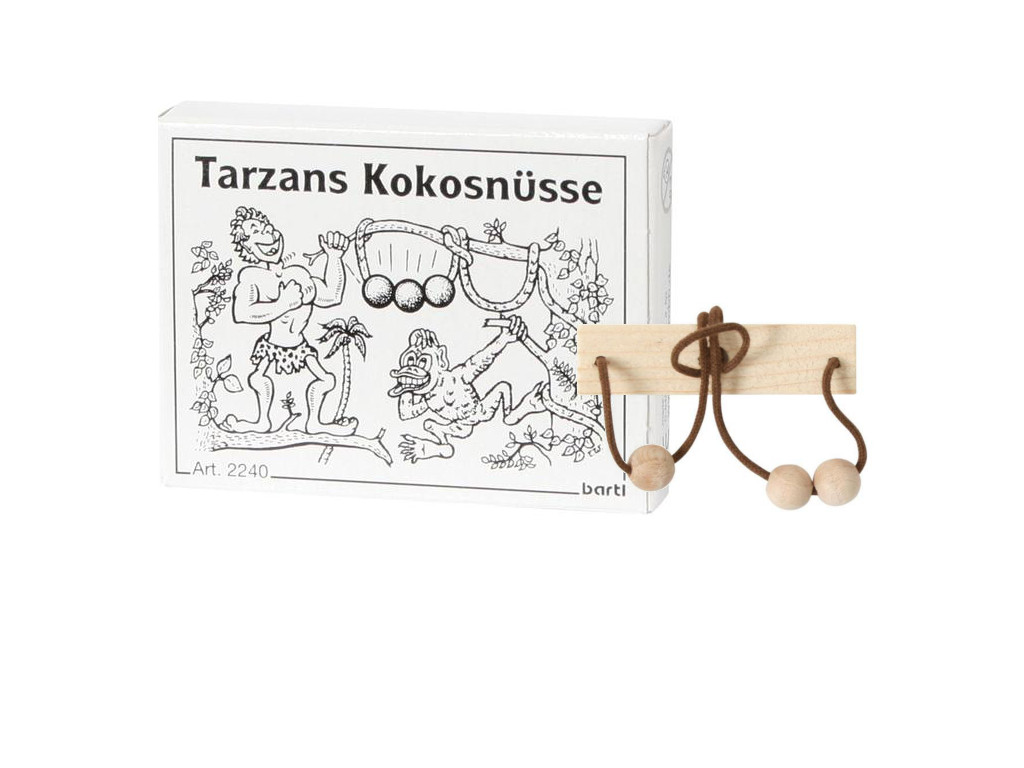 Mini Puzzle Tarzans Kokosnüsse