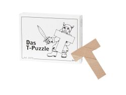 Knobelspiel/Geduldspiel Mini Puzzle Das T-Puzzle