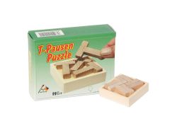 Knobelspiel/Geduldspiel Taschenpuzzle Das T-Pausen Puzzle