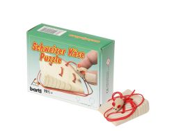Knobelspiel/Geduldspiel Taschenpuzzle Schweizer-Käse-Puzzle